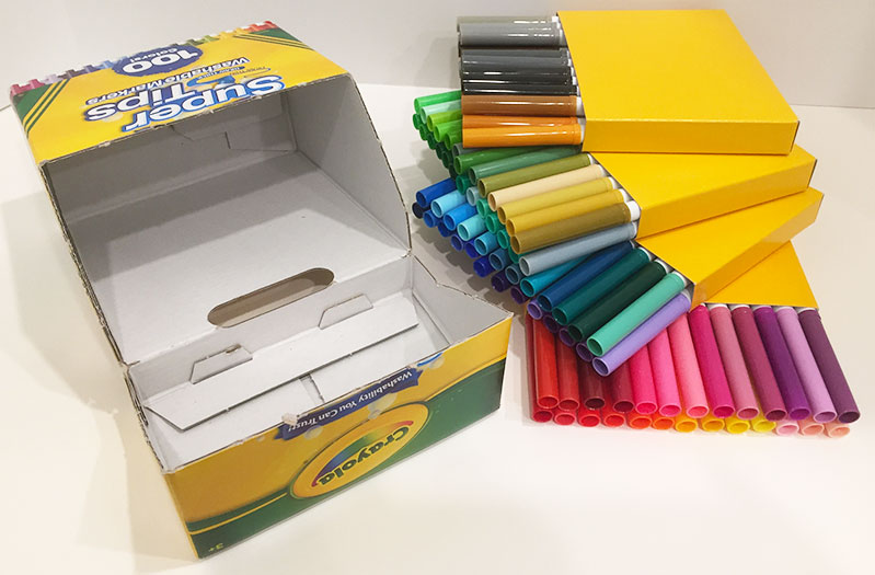 Crayola Super Tips Washable Markers 100 Count Arts & Crafts