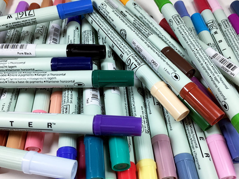 Dupe or Dud: Kuretake Clean Color Real Brush Markers vs Artist