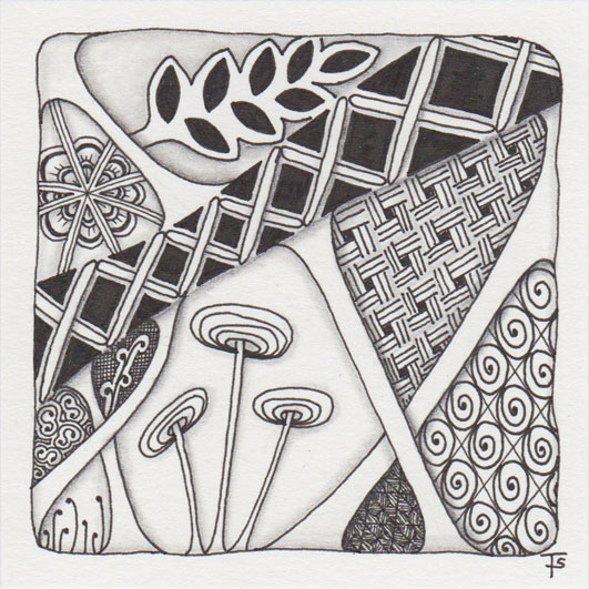 Black Pearl ~Official Zentangle Tile~ Traded, This is today…