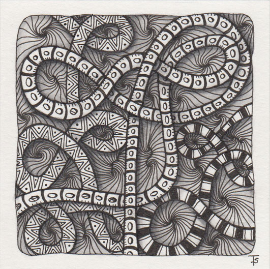 Altered Zen: Zentangle Tiles #6 and #7  Zentangle artwork, Zentangle  patterns, Zentangle